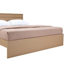 เตียงนอน พร้อมกล่องเก็บของใต้เตียง รุ่นฟุกุโอกะ ขนาด 6 ฟุต - สีโตเกียว โอ๊ค