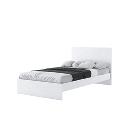 เตียงนอน พร้อมกล่องเก็บของใต้เตียง รุ่นวิวิด พลัส ขนาด 3.5 ฟุต - สีขาว