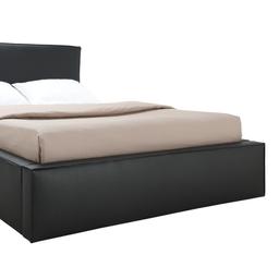 เตียงนอน PVC รุ่นคีเนส ขนาด 5 ฟุต - สีดำ