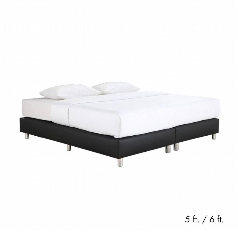 เตียงนอน PVC รุ่นวิน - สีดำ
