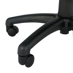 เก้าอี้สำนักงาน PVC พนักพิงกลาง รุ่นโบนิตาร์ - สีดำ