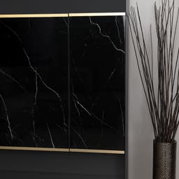 ชุดโฮมเอ็นเตอร์เทนเมนท์ รุ่นลักซ์ลิฟวิ่ง ขนาด 2.4 เมตร - สีหินอ่อน/เทาเข้ม