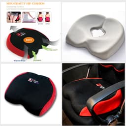 เบาะรองนั่งกระชับสะโพกเพื่อสุขภาพ เออร์โกเทรน รุ่น MIYO HIP UP - สีดำ