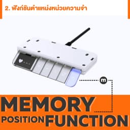 โต๊ะทำงานปรับระดับ เออร์โกเทรน รุ่นเจน 4 ขนาด 120 ซม. - สีโซโนม่า/ดำ