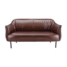 โซฟาหนัง PVC-Bicast 2 ที่นั่ง รุ่นกรุ๊ฟ - สีน้ำตาล