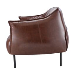 โซฟาหนัง PVC-Bicast 2 ที่นั่ง รุ่นกรุ๊ฟ - สีน้ำตาล