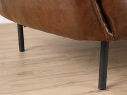โซฟาหนัง PVC-Bicast 2 ที่นั่ง รุ่นกรุ๊ฟ - สีน้ำตาล