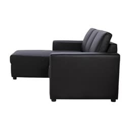 โซฟาหนัง PVC L-shape ด้านขวา รุ่นจอร์จ - สีน้ำตาลเข้ม