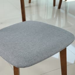 ชุดโต๊ะอาหาร รุ่นมิเชลล์ (โต๊ะ 1 ตัว + เก้าอี้ 4 ตัว) - สีวอลนัท/เทา