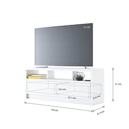 ตู้วางทีวี รุ่นมิสท์ ขนาด 150 ซม. - สีขาว