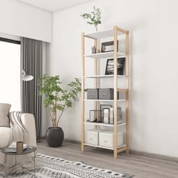 ชั้นวางของ รุ่นวู้ดเด้น สมาร์ทเฟล็กซ์ SR_04H ขนาด 66.7 ซม. - สีธรรมชาติ/ขาว