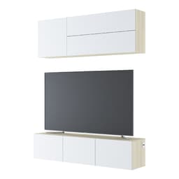ชุดโฮมเอ็นเตอร์เทนเมนท์ รุ่นเอ็กซ์ตรีม ขนาด 1.8 เมตร - สีไวท์ โอ๊ค/ขาว