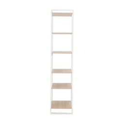ชั้นวางของ 6 ชั้น รุ่นลอฟเทอร์ ขนาด 60 ซม. - สีธรรมชาติ/ขาว
