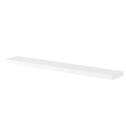 แผ่นชั้นไม้ PVC รุ่นบล็อก เชลฟ์ ขนาด 150 ซม. - สีขาว