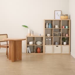 ชั้นวางของ รุ่นบล็อก เชลฟ์ ขนาด 111.1 x 39.7 x 146.1 ซม. - สีไลท์ โอ๊ค
