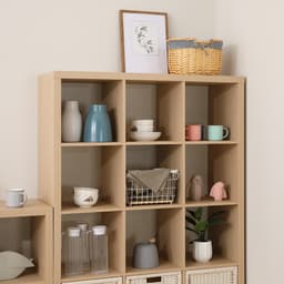 ชั้นวางของ รุ่นบล็อก เชลฟ์ ขนาด 111.1 x 39.7 x 146.1 ซม. - สีไลท์ โอ๊ค