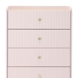 ตู้ 5 ลิ้นชัก รุ่นโซล ขนาด 70 ซม. - สีชมพู