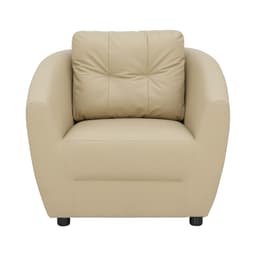 โซฟา PVC 1 ที่นั่ง รุ่นแมกซ์  - สีครีม