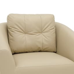 โซฟา PVC 1 ที่นั่ง รุ่นแมกซ์  - สีครีม