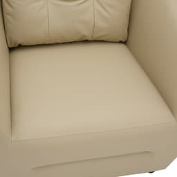 โซฟา PVC 1 ที่นั่ง รุ่นแมกซ์  - สีครีม