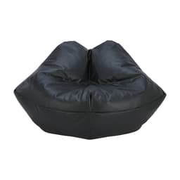 เบาะนั่งเม็ดโฟม รุ่นลิปส์ ขนาด 140 x 75 x 75 ซม. - สีดำ