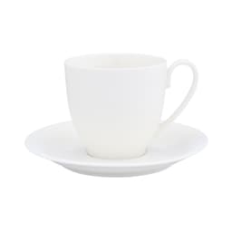 ถ้วยกาแฟพร้อมจานรอง รุ่น ลา ลูนา ขนาด 200 มล. - สีขาว