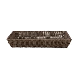 ตะกร้าอเนกประสงค์ รุ่นบาสต้า ขนาด 34 x 23 x 5.5 ซม. - สีน้ำตาล