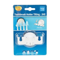 ที่วางแปรงสีฟัน (4อัน) แบบพับได้ รุ่น ดีฮับ - สีขาว