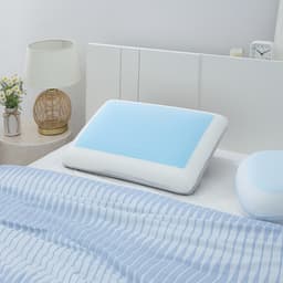 หมอนหนุนเจลเมมโมรี่ รุ่นพรีวิเลจ ขนาด 60 x 40 x 13 ซม. - สีขาว