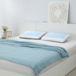 หมอนหนุนเจลเมมโมรี่ รุ่นพรีวิเลจ ขนาด 60 x 40 x 13 ซม. - สีขาว