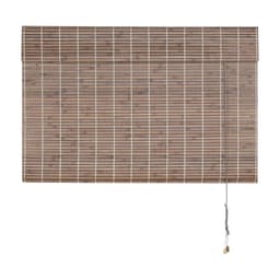 ม่านพับไม้ไผ่ รุ่นโมบุ ขนาด 100 x 150 ซม. - สีเทา