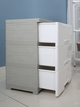 ตู้ลิ้นชัก รุ่นโทมิ 3 ชั้น - สีขาว