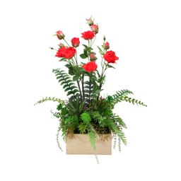แจกันดอกไม้ รุ่นเอริดา MT38 - สีแดง