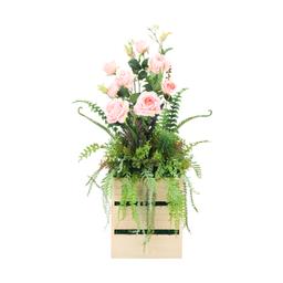 แจกันดอกไม้ รุ่นเรนตานี - สีชมพู