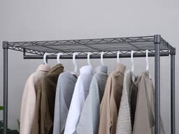 โครงตู้เสื้อผ้า 2 ราว รุ่นเวลเน็ท ขนาด 83.5 ซม. - สีเทา