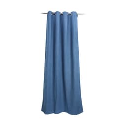 ผ้าม่านกันแสงประตู รุ่นฟูซี่ ขนาด 135 x 250 ซม. - สีฟ้าเข้ม