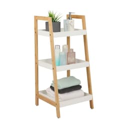 ชั้นวางของ 3 ชั้น รุ่นโนระ ขนาด 35 x 35 x 77 ซม.  - สีขาว/ธรรมชาติ