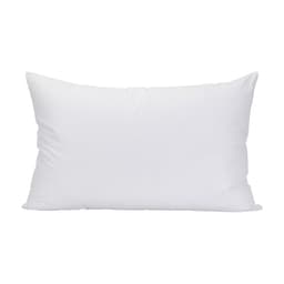 หมอนหนุนขนเป็ดเทียม รุ่นซูพรีม ขนาด 19 x 29 นิ้ว - สีขาว