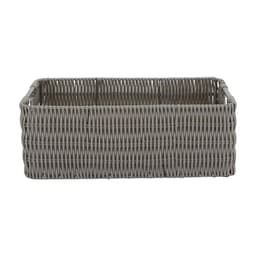 ตะกร้าอเนกประสงค์ รุ่นบีน่า ขนาด 34.5 x 22 x 12 ซม. - สีเทา
