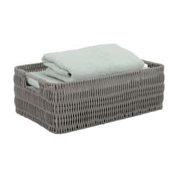 ตะกร้าอเนกประสงค์ รุ่นบีน่า ขนาด 34.5 x 22 x 12 ซม. - สีเทา
