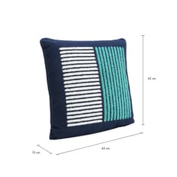หมอนอิง รุ่นมาร์บี้-ดูโอ้ ขนาด 45 x 45 ซม. - สีน้ำเงิน