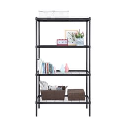 ชั้นวางของ 4 ชั้น รุ่นไวร์เน็ท ขนาด 90 x 45 x 160 ซม. - สีดำ