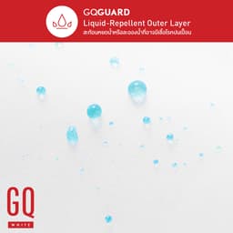 GQ หน้ากากผ้าสะท้อนน้ำ 1 ฟรี 1 - สีขาว/ชมพู