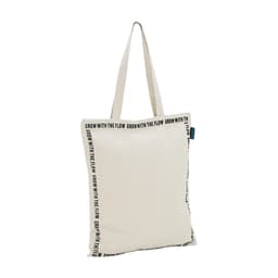 ถุงผ้า รุ่นโกลว์ ขนาด 40 x 0.3 x 45 ซม. - สีเบจ/ดำ