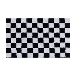 พรมปูพื้น รุ่นกริดด้า ขนาด 120 x 180 ซม. - สีดำ/ขาว