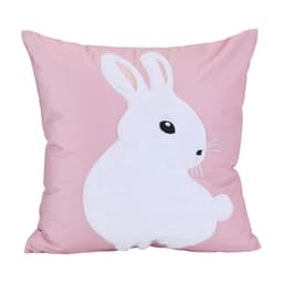 หมอนอิง รุ่นแรบบี้-บี ขนาด 45 x 45 ซม. - สีชมพู