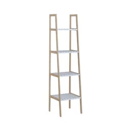 ชั้นวางของ 4 ชั้น รุ่นบิวท์ ขนาด 35 x 35 x 138 ซม. - สีธรรมชาติ/ขาว