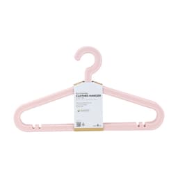 ไม้แขวนเสื้อ รุ่นอีโค่ (6 ชิ้น/ชุด) - สีชมพู