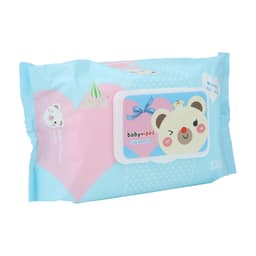 ผ้าเปียกด็ก รุ่นอันเซิน บรรจุ 120 แผ่น -  สีน้ำเงิน