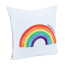 หมอนอิง รุ่นเรนโบว์ ฮาล์ฟ ขนาด 45 x 45 ซม. - คละสี